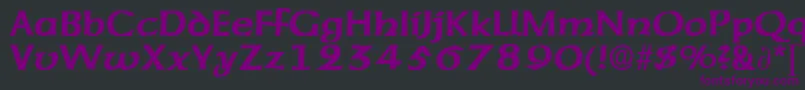 AmericanuncialeDb Font – Purple Fonts on Black Background