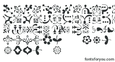 CaravanLhOne font – Fonts Flowers