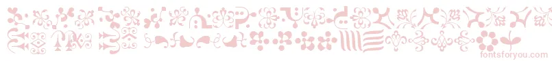 CaravanLhOne-Schriftart – Rosa Schriften