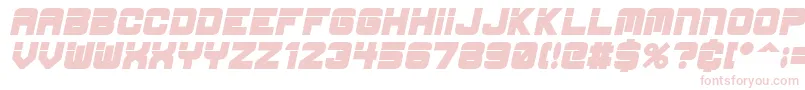 EspBoldItalic Font – Pink Fonts on White Background