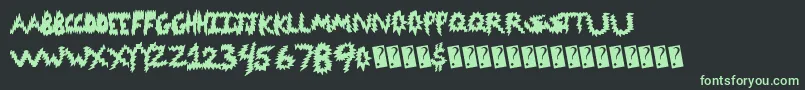 Codedanger Font – Green Fonts on Black Background