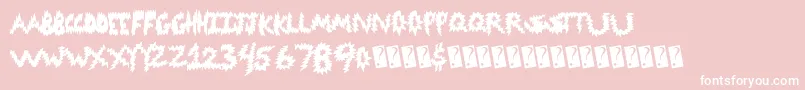 Codedanger Font – White Fonts on Pink Background