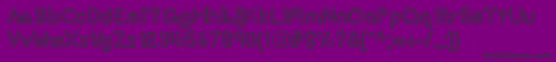 Weitere Informationen zur Popsicle-Schriftart Popsicle-Schriftart – Schwarze Schriften auf violettem Hintergrund