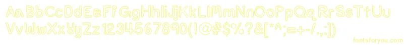 Popsicle Font – Yellow Fonts