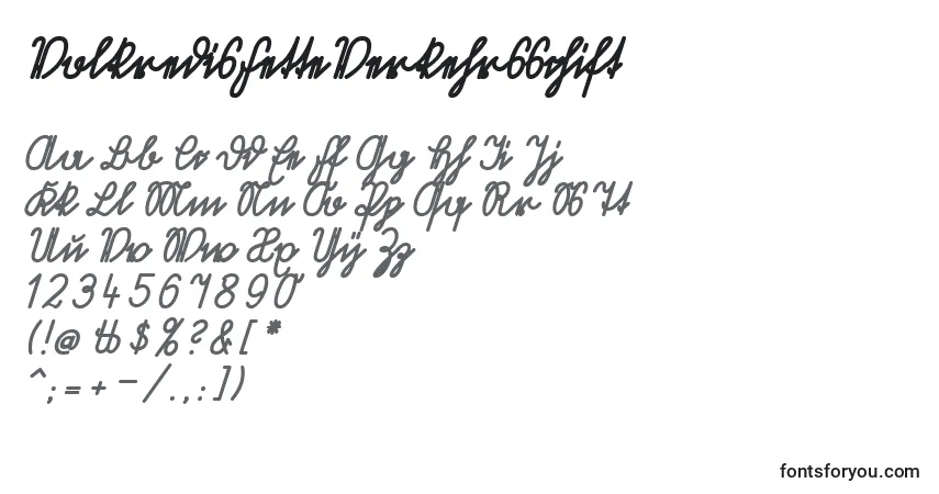 Schriftart VolkredisFetteVerkehrsschift – Alphabet, Zahlen, spezielle Symbole