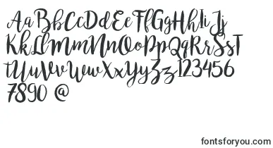 Bromello font – handwritten Fonts
