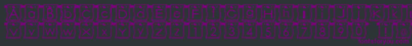 fuente WlFont – Fuentes Moradas Sobre Fondo Negro