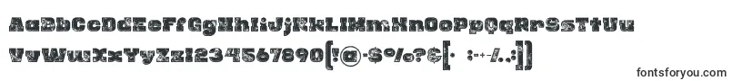 Rhinoinlinegrunge-Schriftart – Schriften für Corel Draw