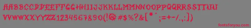 Más sobre la fuente MbHorrorhouseFont fuente MbHorrorhouseFont – Fuentes Rojas Sobre Fondo Gris