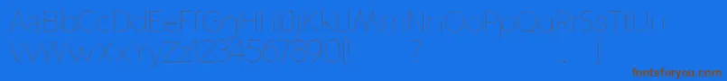 Шрифт Altera – коричневые шрифты на синем фоне