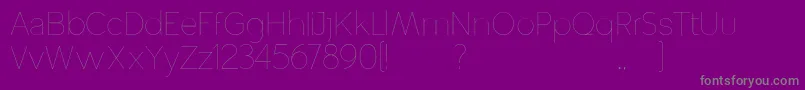 Шрифт Altera – серые шрифты на фиолетовом фоне