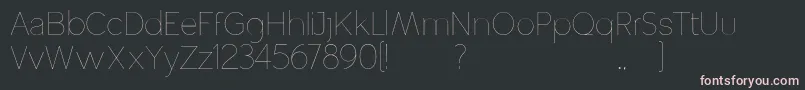 Altera Font – Pink Fonts on Black Background