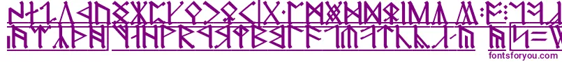 Erebor1 Font – Purple Fonts on White Background