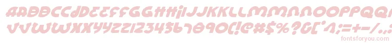 LionelItalic Font – Pink Fonts on White Background