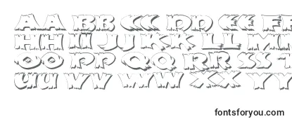 Klitschkotiquashadow Font