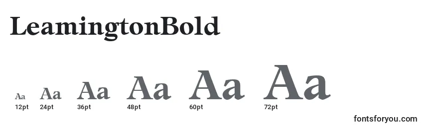 LeamingtonBold Font Sizes