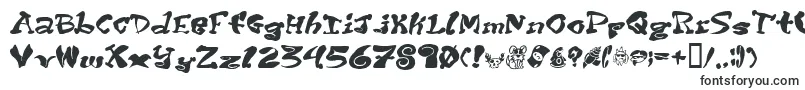Шрифт PurpleTentaclePd – эродированные шрифты