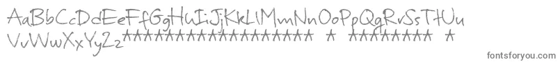 MurbiaDemo-Schriftart – Graue Schriften