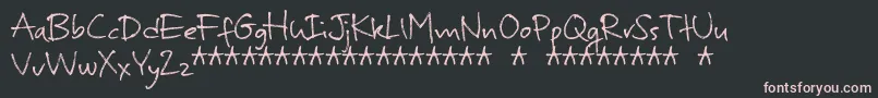 MurbiaDemo Font – Pink Fonts on Black Background