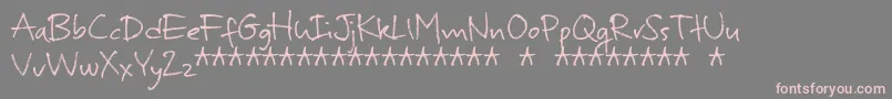 MurbiaDemo Font – Pink Fonts on Gray Background