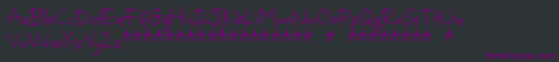 MurbiaDemo Font – Purple Fonts on Black Background