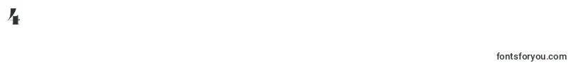 フォントSanasoftFat.Kz – フォント数字4