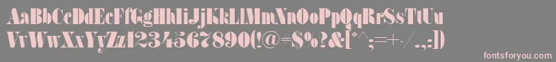 fuente SanasoftFat.Kz – Fuentes Rosadas Sobre Fondo Gris
