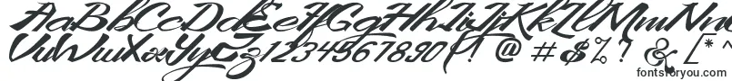 KingCityFreeFont-Schriftart – Buchstaben-Schriften