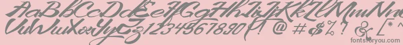 En savoir plus sur la police KingCityFreeFont Police KingCityFreeFont – polices grises sur fond rose