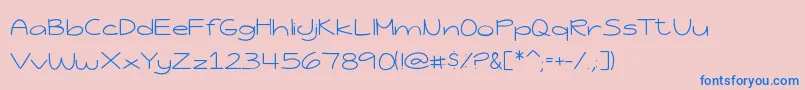 Más sobre la fuente JessicaElaineThin fuente JessicaElaineThin – Fuentes Azules Sobre Fondo Rosa