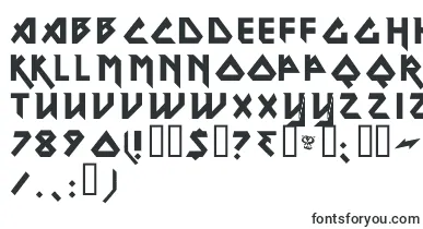 IronMaidenCyr font – Fonts for Manga