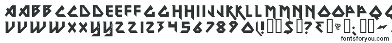 Шрифт IronMaidenCyr – высокотехнологичные шрифты