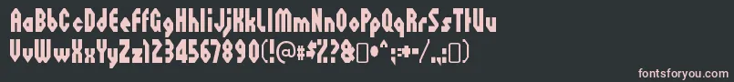 Подробнее о шрифте OctovilleRegular Шрифт OctovilleRegular – розовые шрифты на чёрном фоне