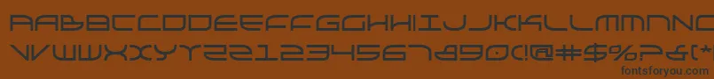 Galgab Font – Black Fonts on Brown Background