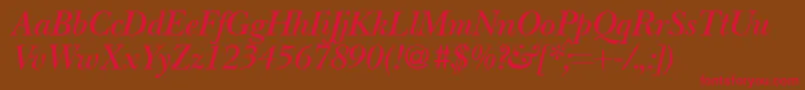 Подробнее о шрифте BaskervillenovatwodemiRegularitalic Шрифт BaskervillenovatwodemiRegularitalic – красные шрифты на коричневом фоне