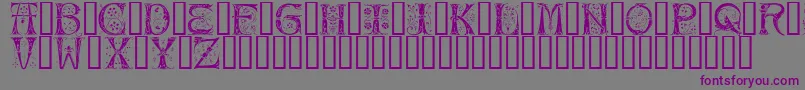 Silvus ffy-fontti – violetit fontit harmaalla taustalla