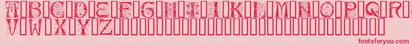 Silvus ffy Font – Red Fonts on Pink Background