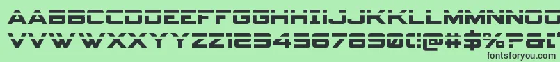 Spyagencyv3laser Font – Black Fonts on Green Background