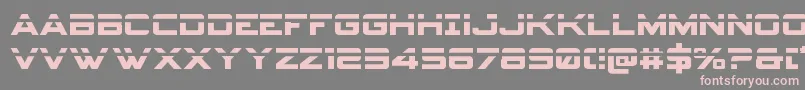 Spyagencyv3laser-fontti – vaaleanpunaiset fontit harmaalla taustalla