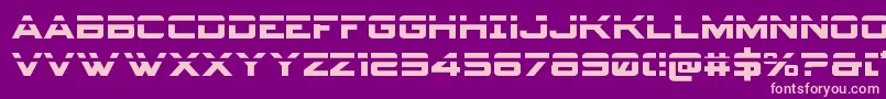Spyagencyv3laser-Schriftart – Rosa Schriften auf violettem Hintergrund