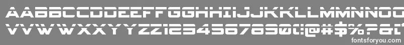 Spyagencyv3laser Font – White Fonts on Gray Background