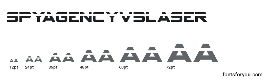 Размеры шрифта Spyagencyv3laser
