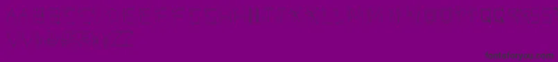 DolbyFianltype Font – Black Fonts on Purple Background