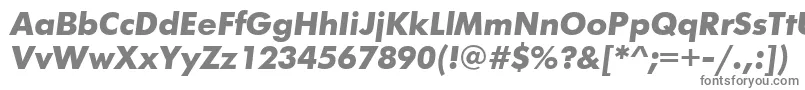 FuturisttBolditalic-fontti – harmaat fontit