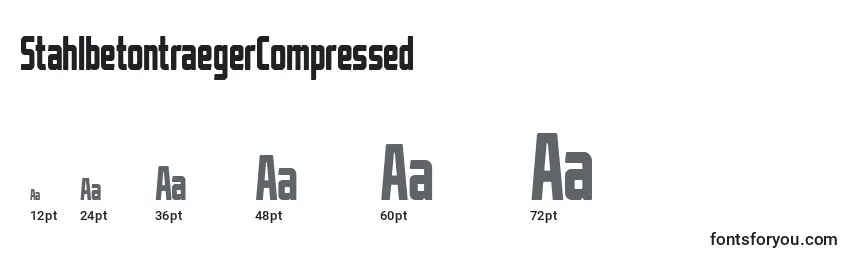 Rozmiary czcionki StahlbetontraegerCompressed