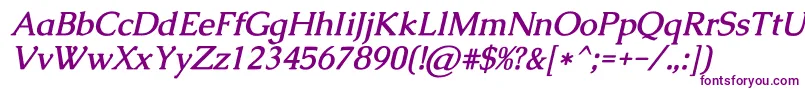 CaudexBolditalic-fontti – violetit fontit