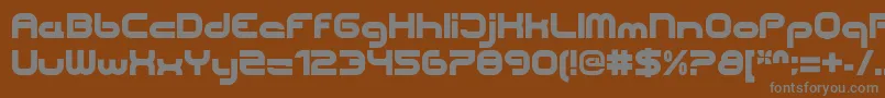 CentreforwardBlack Font – Gray Fonts on Brown Background