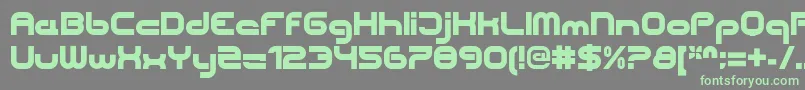 More about CentreforwardBlack Font CentreforwardBlack Font – Green Fonts on Gray Background