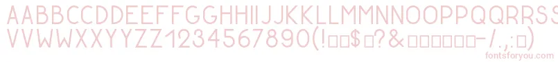 More about GoldenratioDemo Font GoldenratioDemo Font – Pink Fonts on White Background