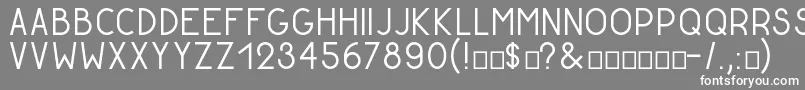 GoldenratioDemo Font – White Fonts on Gray Background